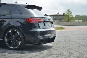 Maxton Design Audi RS3 8V Facelift Hatch Back Rear Diffuser V1