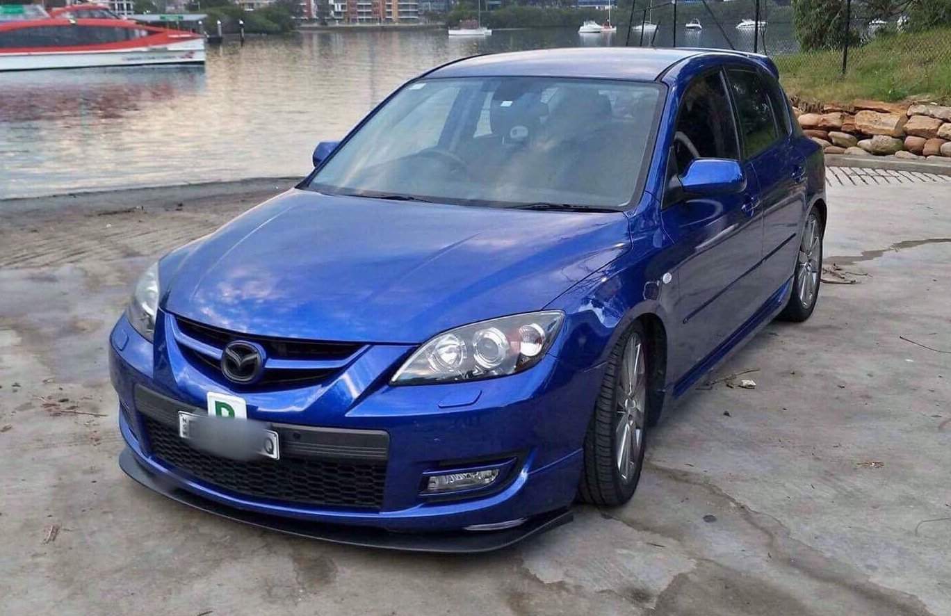 2006-2008 Mazda 3 MPS BK STI Polyurethane Front Lip