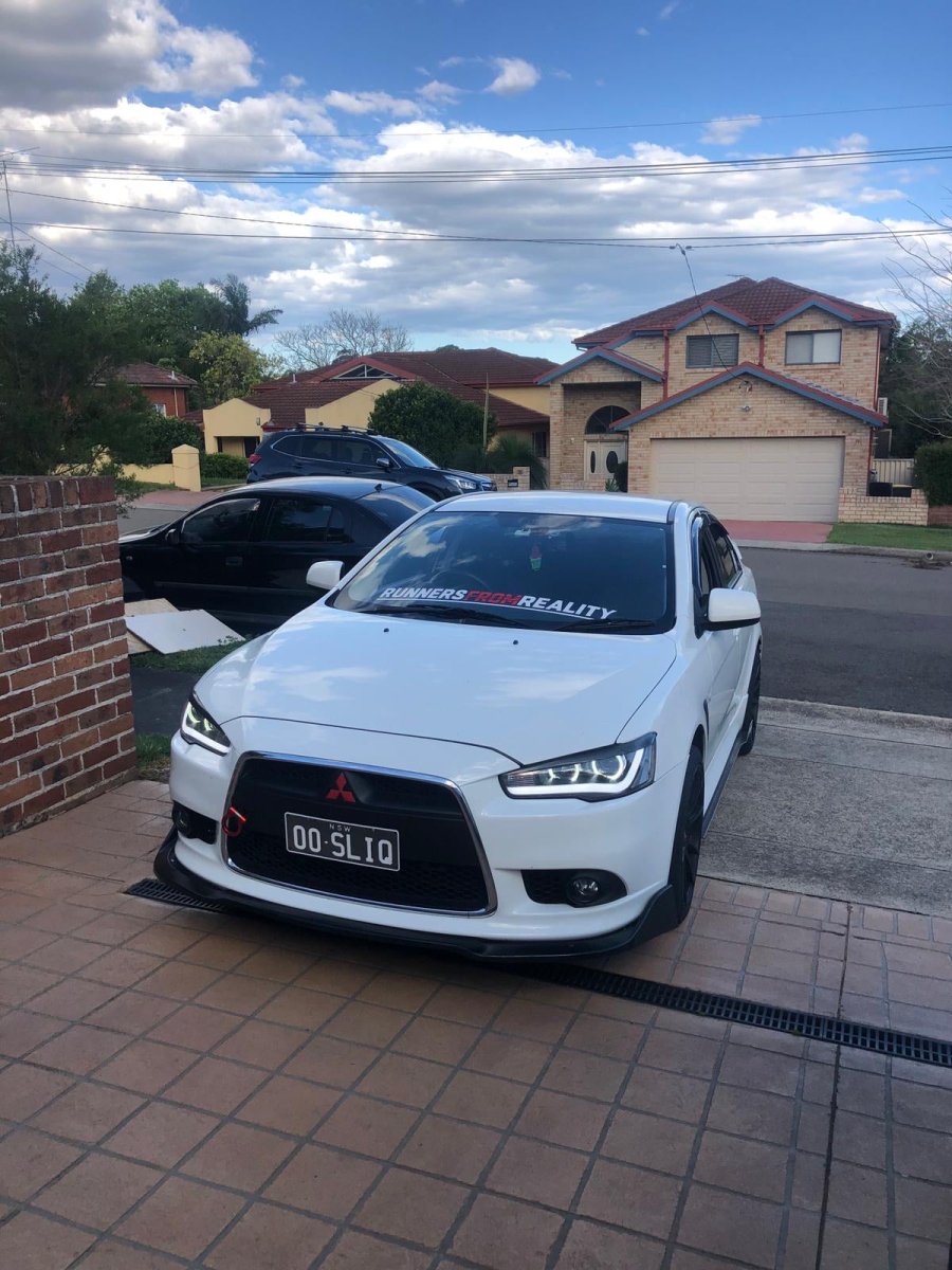 2008 - 2017 Mitsubishi Lancer CJ Ralliart Evo X Window Visors | Weather Shields