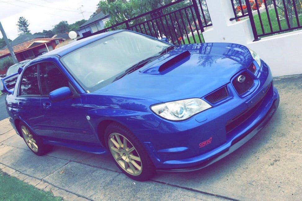 2006-2007 Hawkeye Subaru WRX STI Front Lip