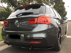 Maxton Design BMW 1M F20 (Facelift) Rear Sides & Central Rear Splitter