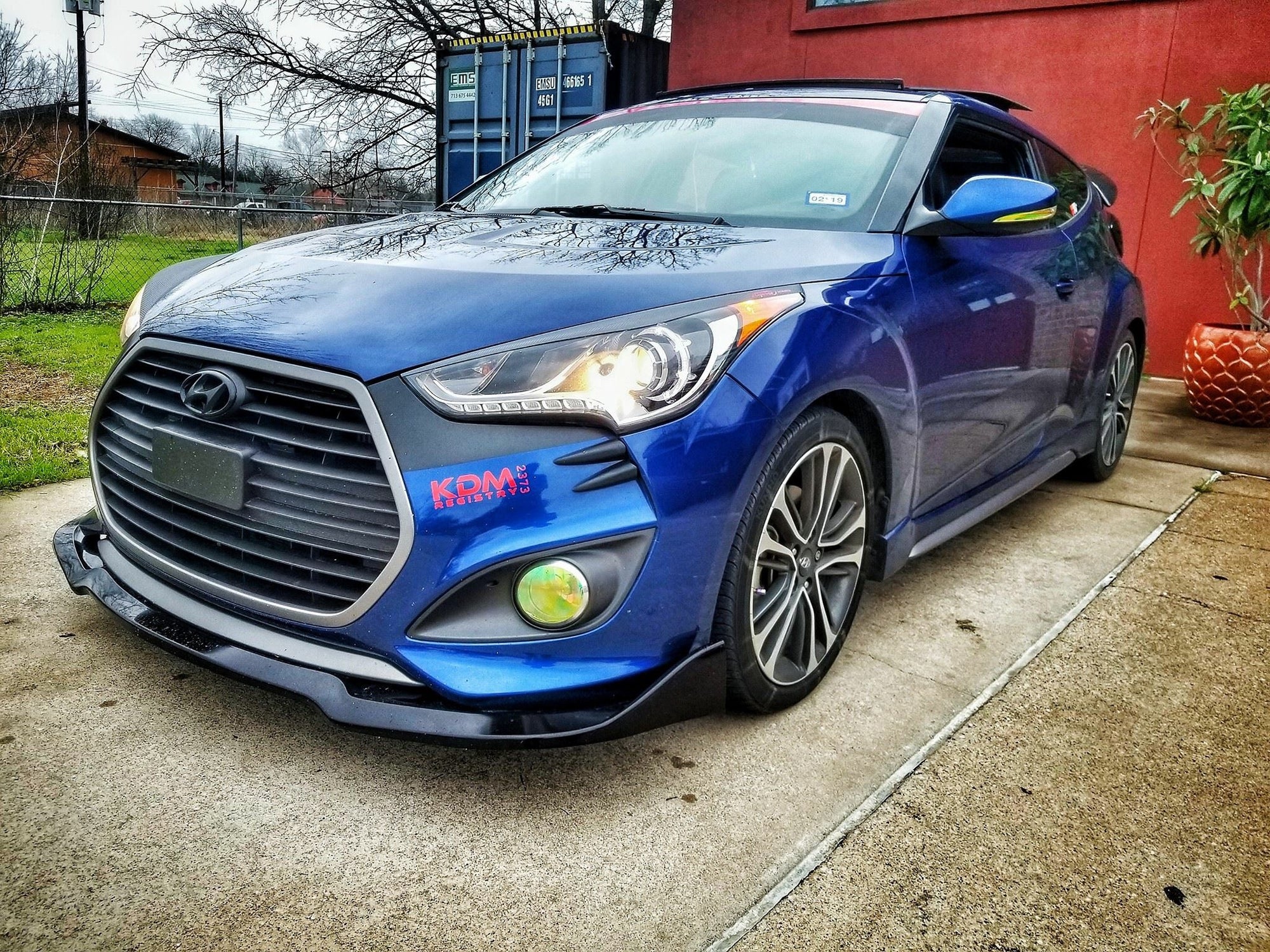 2012-2016 Hyundai Veloster Turbo CS Polyurethane Front Lip