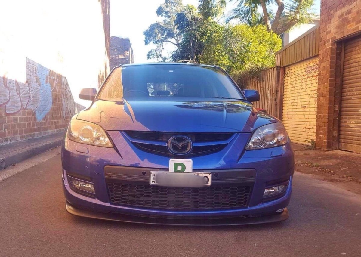 2006-2008 Mazda 3 MPS BK STI Polyurethane Front Lip