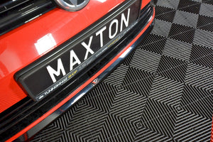 Maxton Design Front Splitter VW Golf Mk7.5 R Ver6 (Facelift) Front Lip