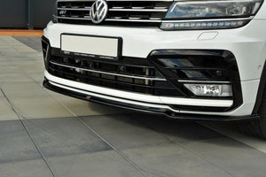 Maxton Design VW Tiguan Mk2 R-Line Front Splitter Lip